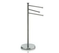 kela Porte-Serviettes Vertical 85,5cm, pivotant, Porte-Serviettes avec 3 Barres Porte-Serviettes, Swing, Acier Inoxydable Mat