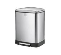KELA Poubelle Davino silent close 2x12l 37x34cm H:50cm inox mat