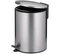KELA Poubelle de salle de bain Mats - 5 L - Mats - 27cm - Inox - Mat