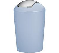 Kela poubelle Marta 1,7 litre 15 x 21 cm bleu ciel/argenté