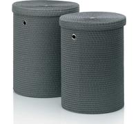 Kela Rimoss Panier à linge, 2 pièces, gris