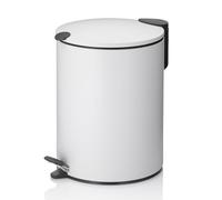 Kela Poubelle à pédale Mats 23701 – 5 L blanc-noir