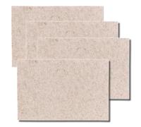 kela Set de Table 4 pièces ALIA, napperons 45 x 30 x 0,4 cm, Sets de Table en Feutre lavables, Beige