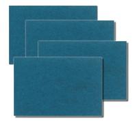 kela Set de Table 4 pièces ALIA, napperons 45 x 30 x 0,4 cm, Sets de Table en Feutre lavables, pétrole