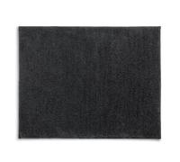 kela Tapis de Bain antidérapant 55 x 65 x 1,5 cm Maja, Tapis de Salle de Bain Gris foncé, Lavable, Polyester recyclé, Tapis de Bain Moelleux