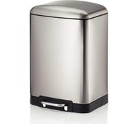 KELA Treteimer Davino silent close 12l 27x23,5cm H:40cm Edelstahl matt