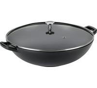 KELA Wok Calido fonte noire 4 litres hauteur 17cm Ø36 cm noir