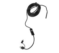 Kelawoly Caméra D'inspection Endoscopique USB, Câble de 5,5 Mm, M | Portée étanche IP67, résolution HD 640x480, lumière 6 LED, OTG pour PC , outil de vidange de tuyau automobile
