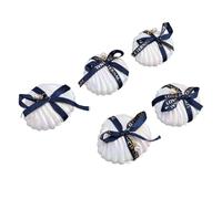 Kelawoly Coffret Coquillage avec Bougie Parfumée, Grand Contenant en | Texture Perle 3D, Bougie en Cire de Soja, Contient Bonbons et Bijoux, Déco Thème Plage, Porte-faveur réutilisable.