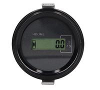 Kelawoly Compteur Horaire Numérique ABS pour Excavatrice, Affichage LCD,