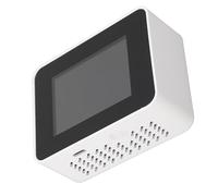 Kelawoly Détecteur de qualité D'air 5 en 1 CO2, HCHO TVOC Température | Lectures précises en temps réel, alarme LED à code couleur, batterie au lithium 1200 mAh, construction ABS portable, bureau