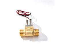 Kelawoly Électrovanne Inductive en Laiton DC4.5V, Vanne à Impulsion de 1/2 Pouces pour Robinet de Chasse D'urinoir de Toilettes avec Connexion G1/2 pour le Contrôle de L'eau du Robinet à (Cuivre 211B)