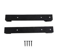 Kelawoly Ensemble de Supports de Montage sur Rail, 2 Pièces, Support de Montage sur Rail de Guidage avec Matériau ABS pour Organisateur de Stockage de Guide de Scie sur