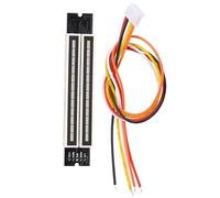 Kelawoly Module Indicateur de Niveau Stéréo, Affichage de Niveau Audio avec AGC, 12 Niveaux 7 Verts 2 Orange for équipements Audio