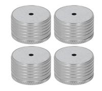 Kelawoly Pieds de Support de Cadre de Lit en Alliage d'aluminium, 4 Pièces, Rehausseurs de Meubles pour Hauteur Réglable de 0.9 à 1,5 Pouces pour Canapé-lit et Table (Zone Grise)