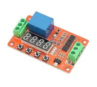 Kelawoly Relais Temporisé Module 18 Fonctions Précision 0.01s (5V) | Contrôleur de synchronisation programmable, interface à 3 fils, puissance anti-retour, précision 0,1-0,01 s, carte relais