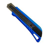 KELI - Cutter Pro avec Réservoir + LAME BLACK BLADE SK2 (Durée de vie 3 fois supérieure) (18mm + 2 LAMES BLACK BLADE SK2, Bleu)