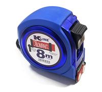 KELI - Mètre Ruban Compact magnétique Professionnel, bi-matière, Rigidité maximum 2,2m de tenu, Quadruple accroche, Ruban Extra Large de 25mm (8 Mètres x 25mm)