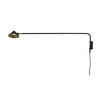 Watt & Veke Applique murale Kelly long bras Noir - doré