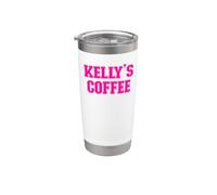 Kelly's Coffee Kelly Nom personnalisé Gobelet isotherme en acier inoxydable double paroi