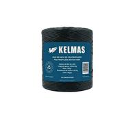 Kelmas - Corde - Ficelle - Raphia - 225m - 750g - 4MM - Corde Agricole - Corde de Jardinage - Corde d'Emballage - Corde Artisanale - Corde de Palissage - Corde à Tomates - Corde Noire
