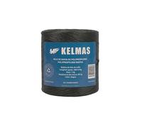 Kelmas - Corde - Ficelle - Raphia - 600m - 1kg - 3mm - Corde Agricole - Corde de Jardinage - Corde d'emballage - Corde Artisanale - Corde de Palissage - Corde à Tomates - Corde Noire