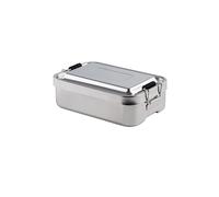 KELOMAT Boîte à lunch 23x15cm en acier inoxydable argent