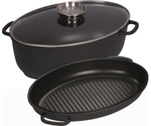 Kelomat Cocotte MAGNUM 3 pcs. avec couvercle en verre transparent et couvercle de cocotte