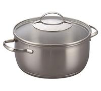 Kelomat Marmite à rôtir Torrano Ø24cm 4,2 litres avec couvercle Acier inoxydable