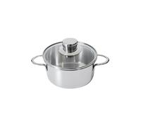 KELOMAT MINI Faitout avec couvercle en verre 14 cm argent