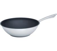 Kelomat poêle wok Ø28 cm acier inoxydable anti-adhésif