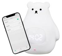 Kemi Goods : Réveil pour enfants, indicateur jour/nuit avec veilleuse LED – Contrôle via application iOS