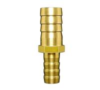 KEMKEY 4mm 5mm 6mm 8mm 10mm 12mm 14mm 16mm 18mm 20mm 2 Voies Tuyau Droit Barbe raccord de Tuyau en Laiton réducteur coupleur connecteur (Color : 20-10mm)