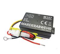 Kemo M157 répulsif pour martres avec des impulsions sonores stridentes et aiguës d'environ 12 kHz. Chasse Les martres des Voitures, des garages. s'allume automatiquement Lorsque la Voiture est garée.
