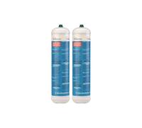 Lot de 2 Bouteilles Oxygène Jetable 110 bar Connexion M10 Soudure bi-gaz 110 Litres KEMPER