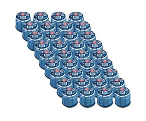 KEMPER - Pack 36 Cartouches de Gaz 190g Butane Universelles Type 200 - Recharge Perçable avec Système Stop Gaz pour Lampe à Souder, Réchaud de Camping Bricolage