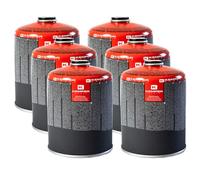 KEMPER - Pack de 6 cartouche gaz 450g butane propane mix Bouteille de gaz à valve 7/16 Bonbonne camping EN 417