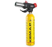 Kemper Pistolet à air Chaud gaz + Cartouche Kemap Mix Allumage piezo Température réglable 550°C Multi Fonctions