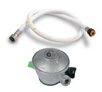 KEMPER - TUYAU GAZ souple 1.50 m + DETENDEUR PROPANE Quick-On Valve 20mm ANTARGAZ PRIMAGAZ TOTALGAZ FINAGAZ