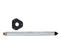 Kemper Tuyau pour robinet extérieur Kemper Frosti Plus résistant au gel, métal, tuyau en fer femelle, 15 mm, valve sphérique résistante au gel, valve