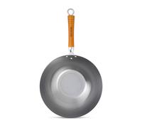 Ken Hom Classic Karbonstahl Wok mit Holzgriff, 31 cm