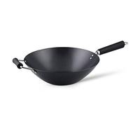 Ken Hom Wok KH435001 Ø 35 cm – Acier au carbone, Revêtement antiadhésif, Compatible induction