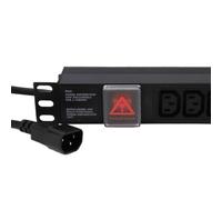kenable Alimentation Distribution Unité 12 Voies C13 CEI 19 inch Horizontal PDU vers C14 Fiche [12 Way Horizontal]