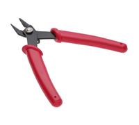 kenable Pince Coupante de Précision 5 Pouces Coupe Diagonale Ras pour Câbles Électroniques et Loisirs Créatifs Rouge