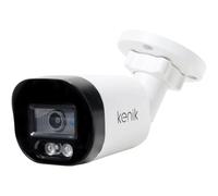 Kenik Caméra IP, résolution de 4 MP à 20 Images par Seconde, Microphone intégré, projecteur IR Intelligent, boîtier cylindrique, KG-430TPA-E