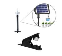 KENLUMO Kit d'irrigation goutte à goutte solaire - 5mm accessoires pour clapet anti-retour - Coupe-tube goutte à goutte