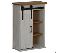 KENNETH@ Armoire suspendue,contemporain, meuble haut cuisine, armoire rangement de cuisine HALDEN porte coulissante blanc