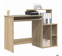 Kenneth@ Bureau - 1 PERSONNE - Table d'ordinateur - avec Rangement - Chêne sonoma 120.5x44x88.5 cm - LL1038