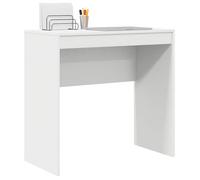Kenneth@ Bureau - 1 PERSONNE - Table d'ordinateur - Blanc 80x40x76 cm - Bois d'ingénierie LL956