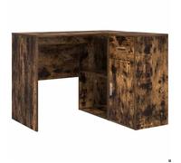 KENNETH@ Bureau d'angle,Pour adulte/étudiant,contemporain, Chêne fumé 102x50x75 cm Bois d'ingénierie CL6912425